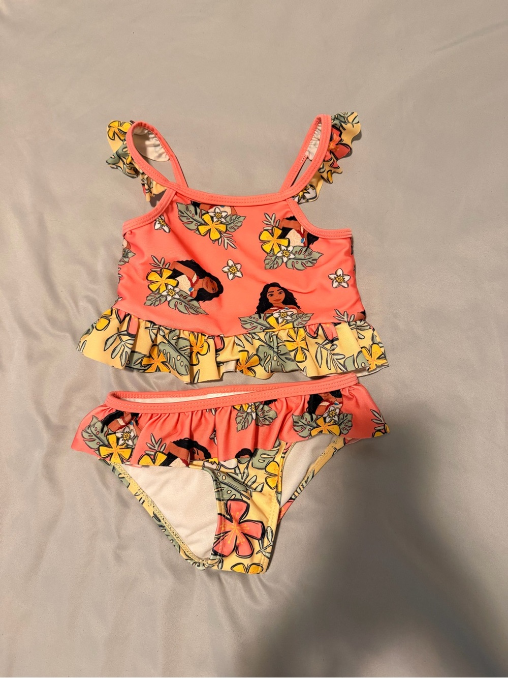 Disney Moana Ruffle Two-Piece Kids Swim Set